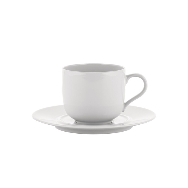 Filiżanka Do Kawy Z Białej Porcelany. La Bella Tavola - Alessi