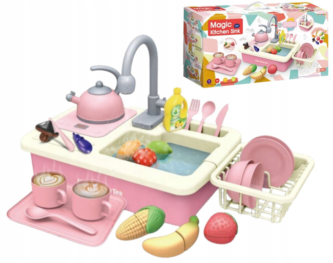 Extralink Toys | Zlewozmywak Z Kuchenką Z Obiegiem Wody | Zabawka