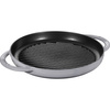 Okrągła patelnia żeliwna grillowa z dwoma uchwytami 26 cm, grafitowy - Staub