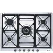 Smeg - Płyta kuchenna Classica Sdr70Xg5 stal nierdzewna