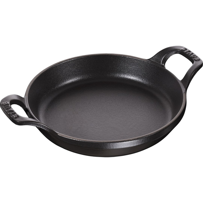 Staub Okrągłe Mini Naczynie Do Pieczenia I Zapiekania 250 Ml, Czarny