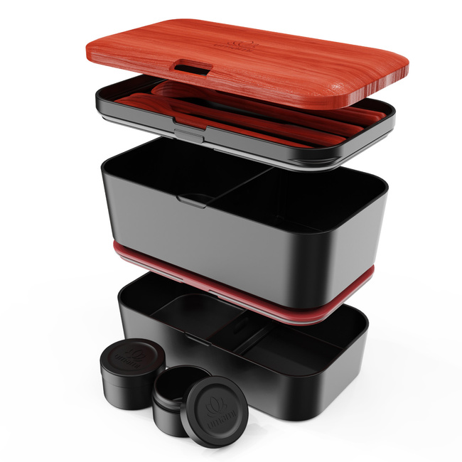 Lunchbox Nestable - Rosewood Black - 1500ml - Umami