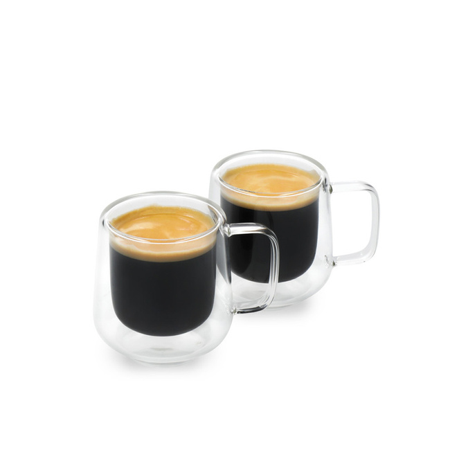 Szklanki do kawy Cortado z uszkiem Siena 100 ml - La Cafetiere
