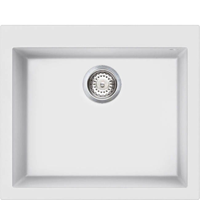 Smeg - Zlewozmywak kompozytowy Quadra Vz57b Biały