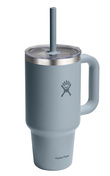 Kubek termiczny Hydro Flask 32 oz Travel Tumbler ze słomką i uchwytem, Shale Grey