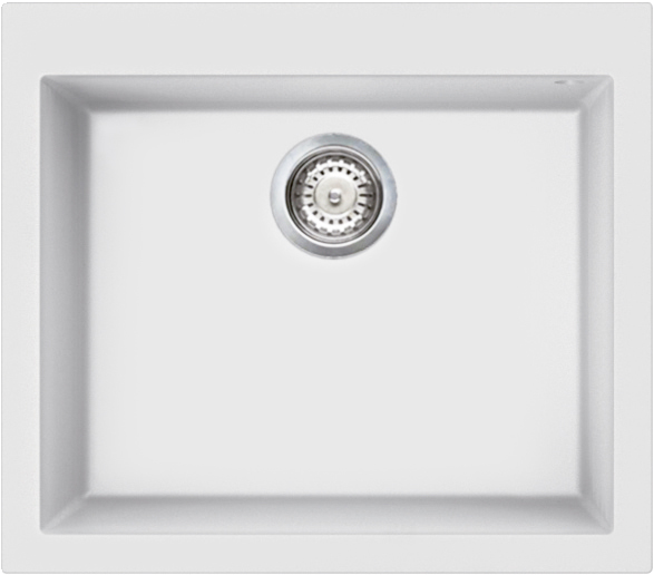 Smeg - Zlewozmywak kompozytowy Quadra Vz57b Biały