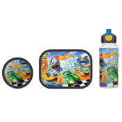 Mepal Lunch set Campus 3 el Hot Wheels lunchbox pudełko na owoce bidon 750 ml 400 ml
