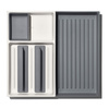 Organizer do szuflad OXO Good Grips L, regulowany, szary