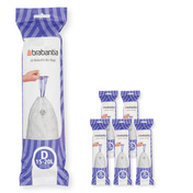 Worki na śmieci Brabantia PerfectFit rozmiar D, 15 do 20 l, 120 sztuk