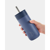 Termiczny Kubek 2w1 Ze Słomką | 500ml | Granatowy - Chilly's Bottles