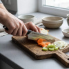 Samura Golf Nóż Kuchenny Santoku AUS-8, ostrze 18 cm