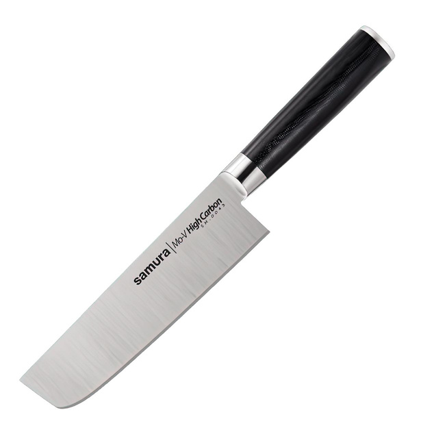Samura MO-V Nóż Kuchenny Nakiri AUS-8 16.7 cm