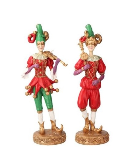 Zestaw 2 figurek błaznów 39cm mm - Merry moments