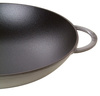 Staub wok żeliwny z pokrywką 37 cm, grafitowy