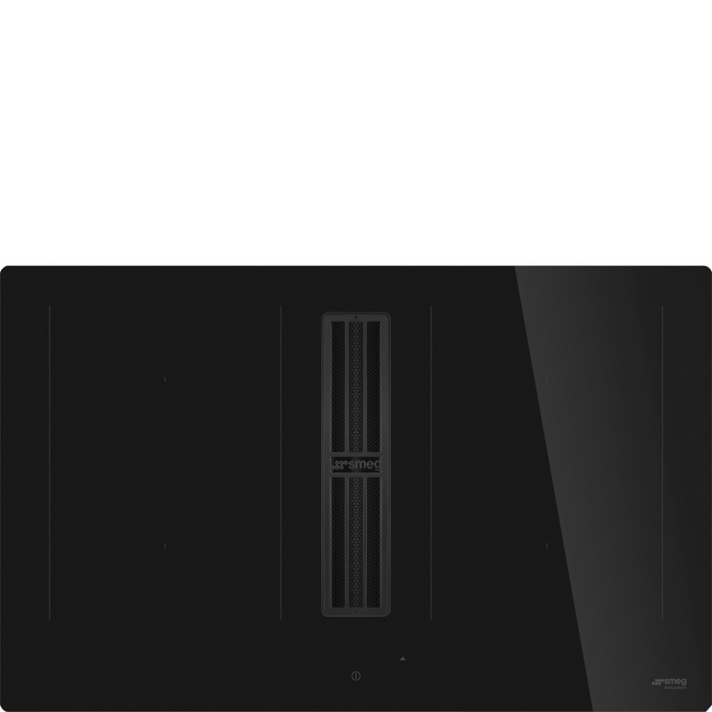 Smeg - Płyta indukcyjna z okapem UNIVERSAL HOBD482D2 Czarne szkło
