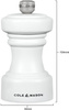 Młynek do pieprzu Hoxton biały mat 10,4 cm - Cole&Mason