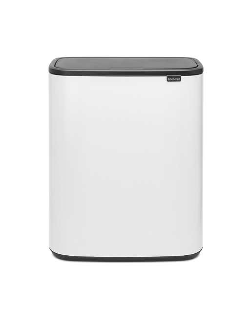 Kosz do segregacji Brabantia Bo Touch Bin 2 x 30 l, biały, 221408