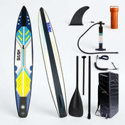 Extralink Deska SUP Dmuchana 420cm Zestaw Akcesoria Paddle Board Pływanie