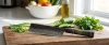 Nóż nakiri Dan Woo Custom 18 cm, stal damasceńska z rdzeniem T10, 61 HRC