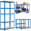 Regał magazynowy metalowy Extralink EX.36790, 180x90x40 cm, niebieski, 5 półek