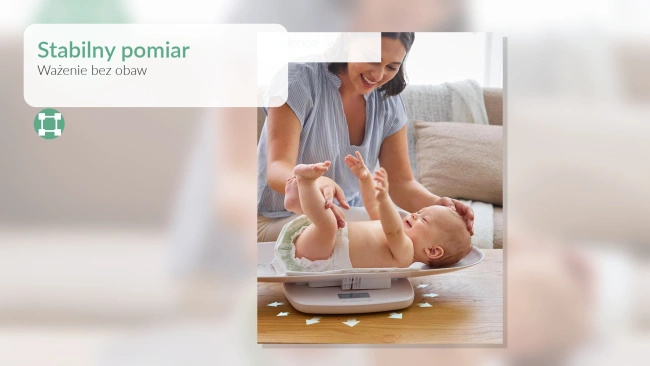 Waga niemowlęca Momcozy AZ01 z miarką wzrostu 60 cm, obciążenie do 150 kg