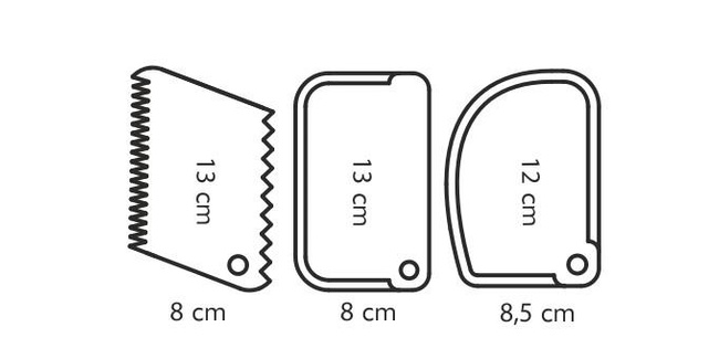 Łopatki Delícia, 3 szt. - Tescoma