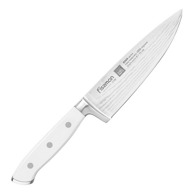 Mały nóż szefa kuchni Fissman Bonn 15 cm, rękojeść z tworzywa