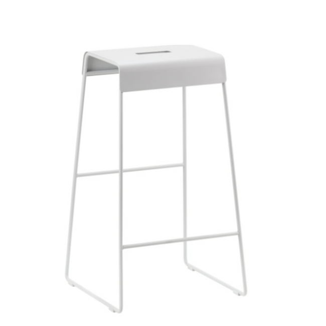 Hoker Stalowy 65 cm A-stool Soft Grey 24498 - Zone Denmark