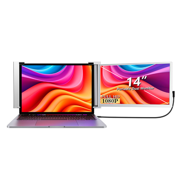Extralink Smart Life S14 14" | Przenośne Monitory Do Laptopa | 2 Monitory, Ips, 1920x1200