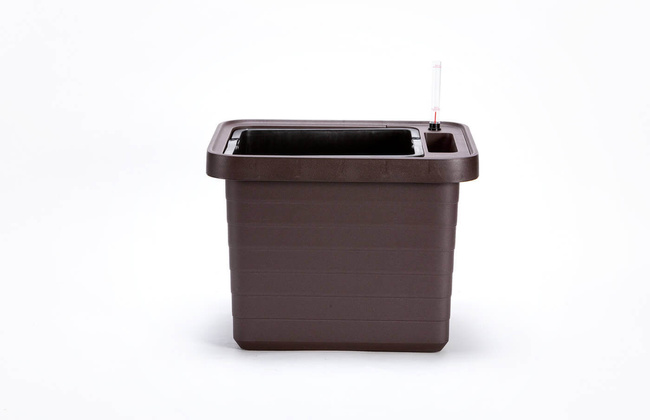 Plastia Berberis Uno Donica Samonawadniająca 45 x 39 cm - brązowy