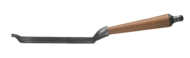 Patelnia do jajek Skeppshult Walnut 20 cm, żeliwna, z rączką z orzecha