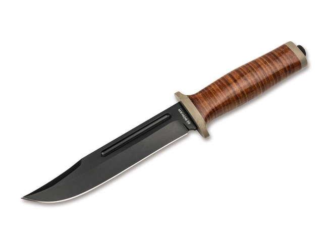 Nóż Bowie Boker Magnum 02SC001, 27 cm, stal 7Cr17MoV, rękojeść ze skóry