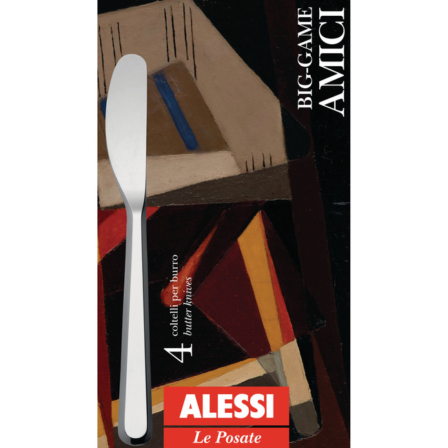 Zestaw 4 noży do masła Alessi