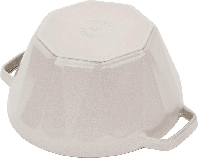Garnek żeliwny Staub La Cocotte Diament 22 cm, 2,8 l, truflowy