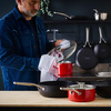 Rondel emaliowany KitchenAid 2 l, czerwony
