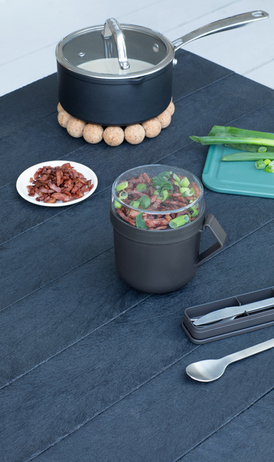 Kubki na zupę 600 ml Make & Take Dark Grey - Brabantia