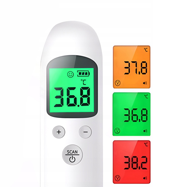 Extralink Smart Life F-01 | Termometr bezdotykowy | Biały