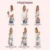 Nosidełko Momcozy z siedziskiem biodrowym 2 w 1, szare