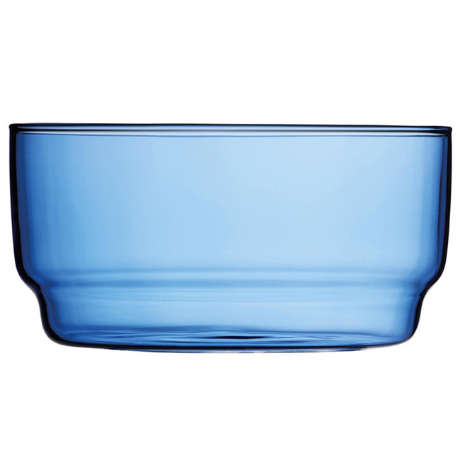 Miski szklane Lyngby Glas Torino 12 cm, niebieskie, 2 sztuki