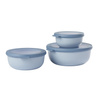 Zestaw 3 Pojemników Cirqula okrągła 350 750 1250 Nordic Blue - Mepal