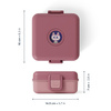 Monbento Snacky Lunchbox Dla Dzieci 0,85 L Pink Blush