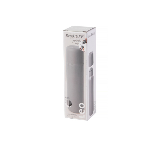 Leo termos z podwójnymi ściankami szary 0,50l - Berghoff