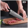 Nóż Santoku Konoll Silver Dyeing Hap-40 18 cm