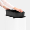 Kosz na śmieci Touchbin Bo 36l biały - Brabantia