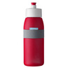 Bidon sportowy Mepal Ellipse 500 ml Nordic Red, z elastyczną opaską