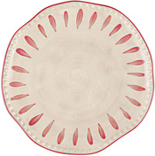 Domitilla Magenta Talerz do Sałatek - 20 Cm - Rose&Tulipani