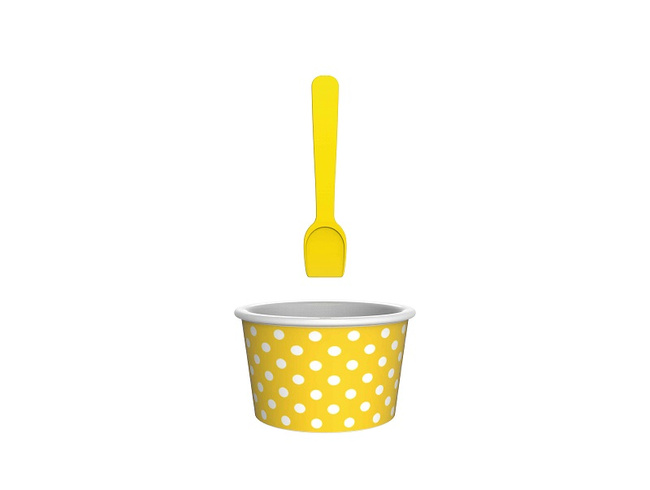 Miseczka Na Lody, Żółto-Biała - Zak!Designs