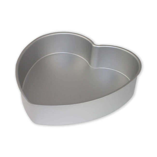 PmE Głęboka forma do ciasta w kształcie serca 25.5 cm szary