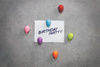 Magnesy Balloon kolorowe - Qualy