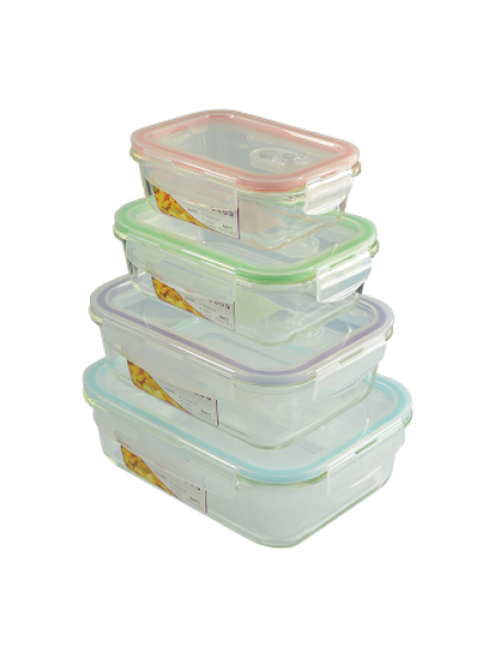 Szklany hermetyczny pojemnik Glass-vac 0,38l - Zest for life